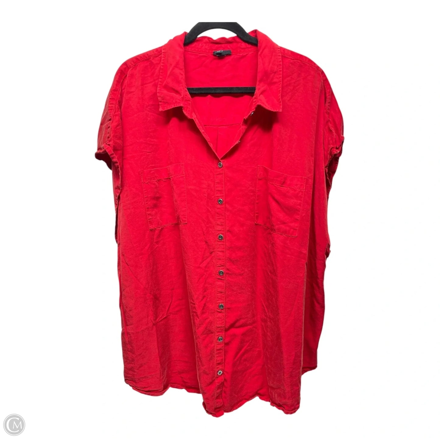 Top Short Sleeve By Torrid In Red, Size: 4x