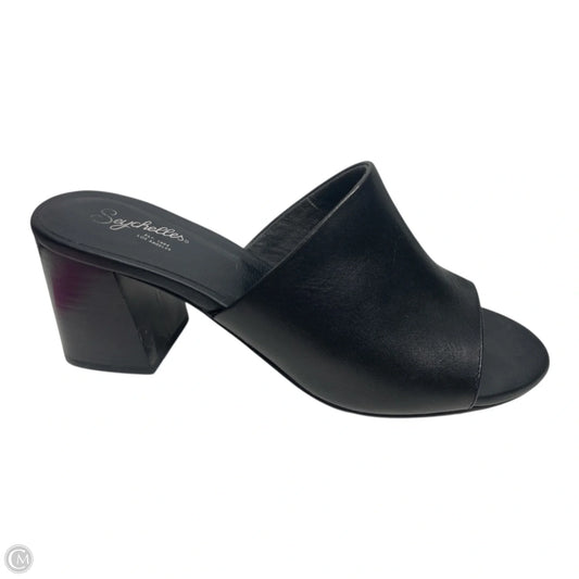 Sandals Heels Block By Seychelles In Black, Size: 8.5