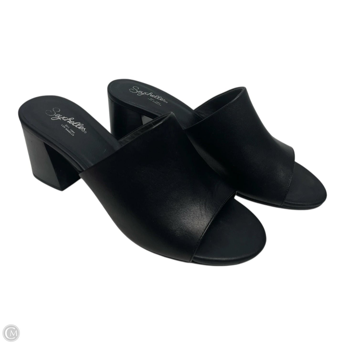 Sandals Heels Block By Seychelles In Black, Size: 8.5
