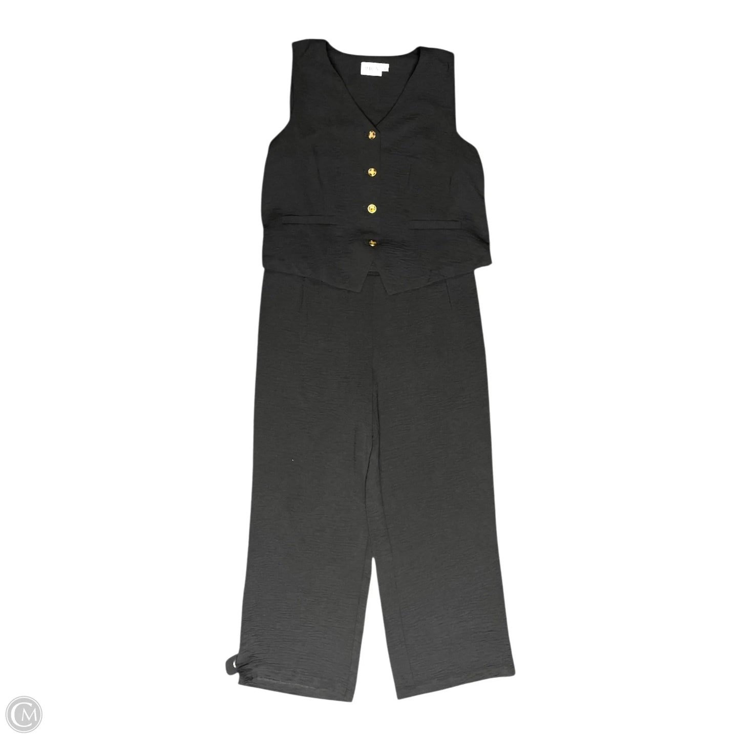 Pants Set 2pc By WREN In Black, Size: L