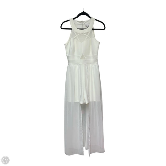 Romper By Sweet Storm In White, Size: L