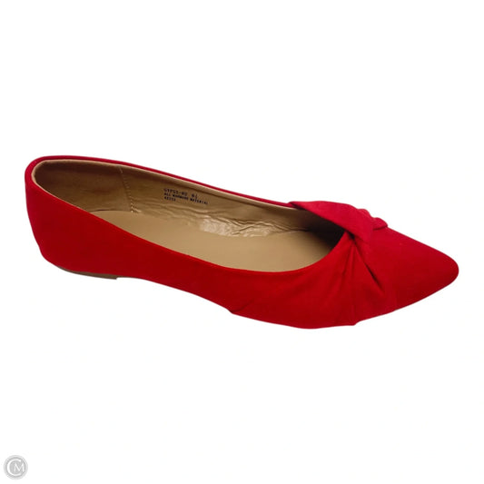 Shoes Flats By Bamboo In Red, Size: 8.5