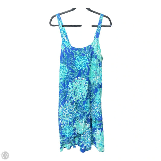 Dress Casual Short By Rainbow Jo In Blue & Green, Size: Xl