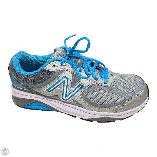 Shoes Athletic By New Balance In Blue & Silver, Size: 10