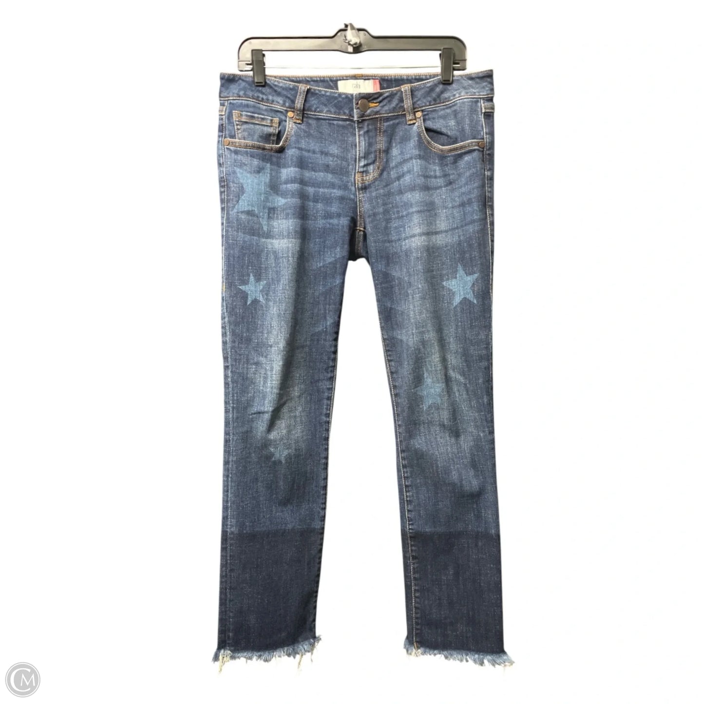 Jeans Boyfriend By Cabi In Blue Denim, Size: 4