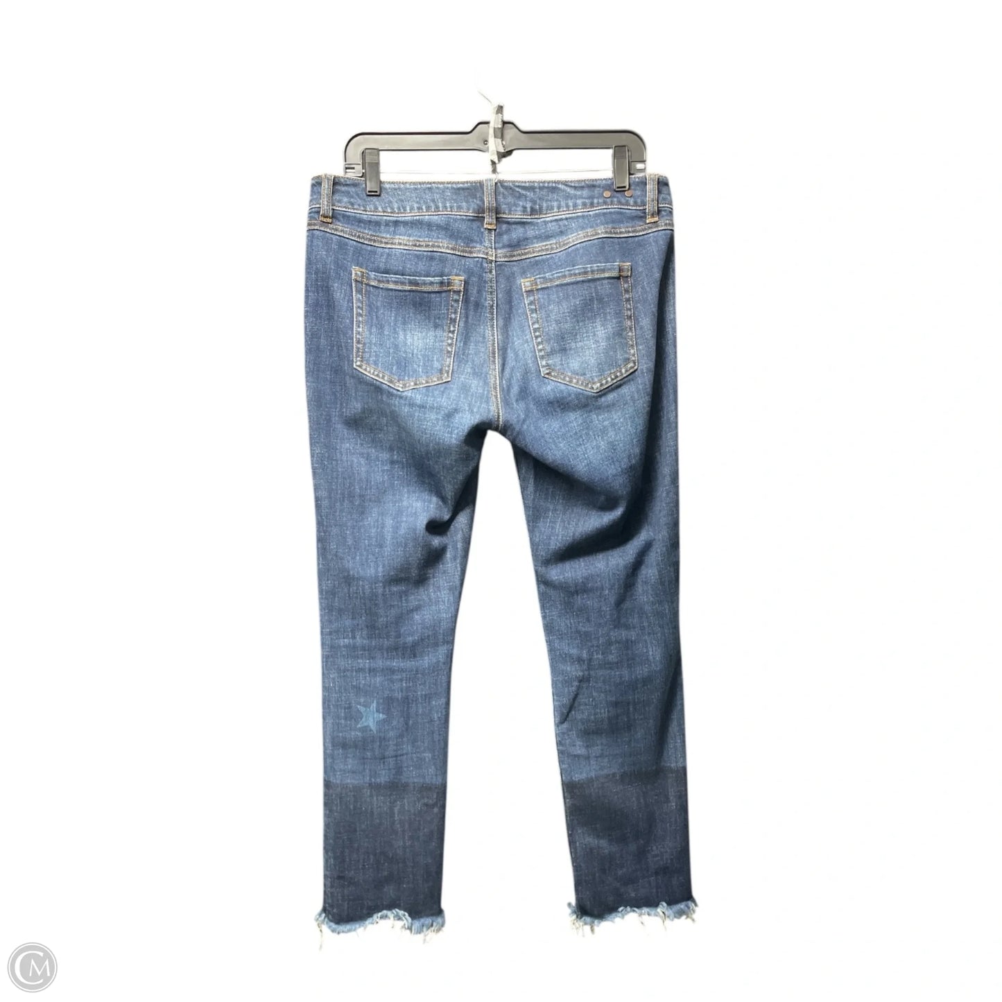 Jeans Boyfriend By Cabi In Blue Denim, Size: 4