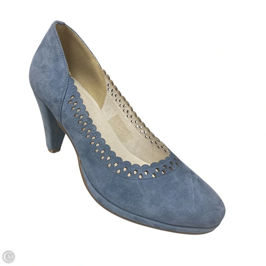 Shoes Heels Stiletto By hirschkogel In Blue, Size: 9.5