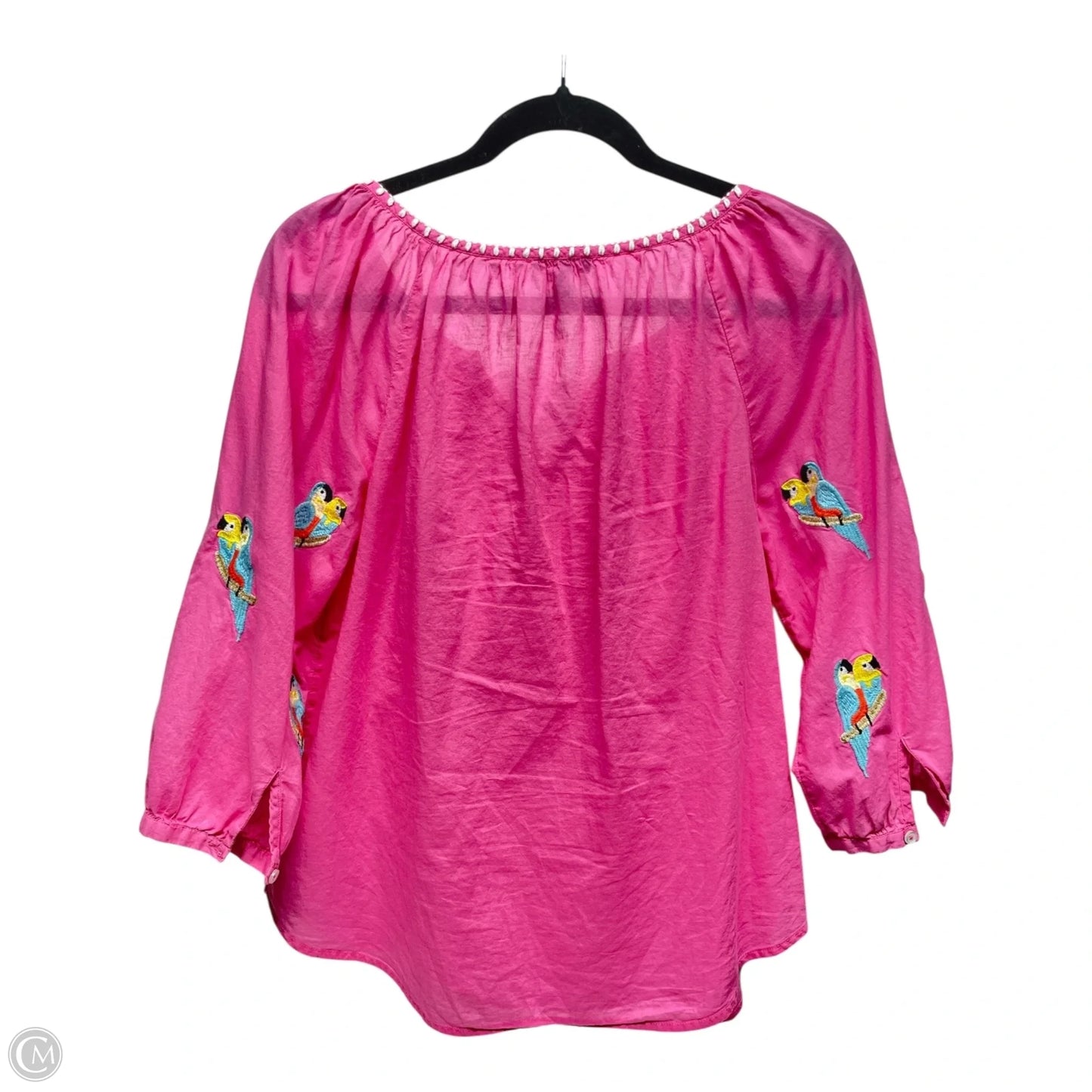 Top Long Sleeve By Talbots In Pink, Size: S