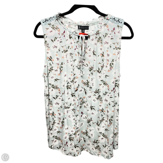 Top Sleeveless By Bobeau In Green, Size: M