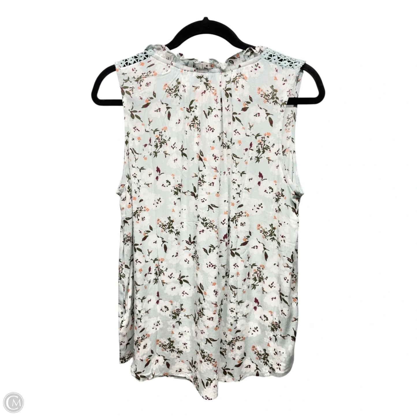 Top Sleeveless By Bobeau In Green, Size: M