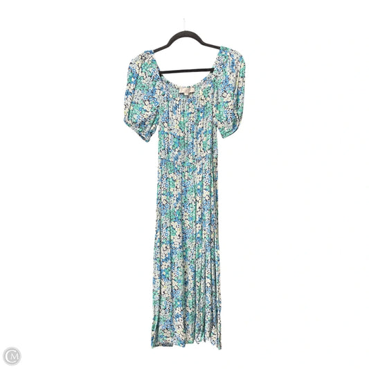 Dress Casual Midi By Loft In Floral Print, Size: S