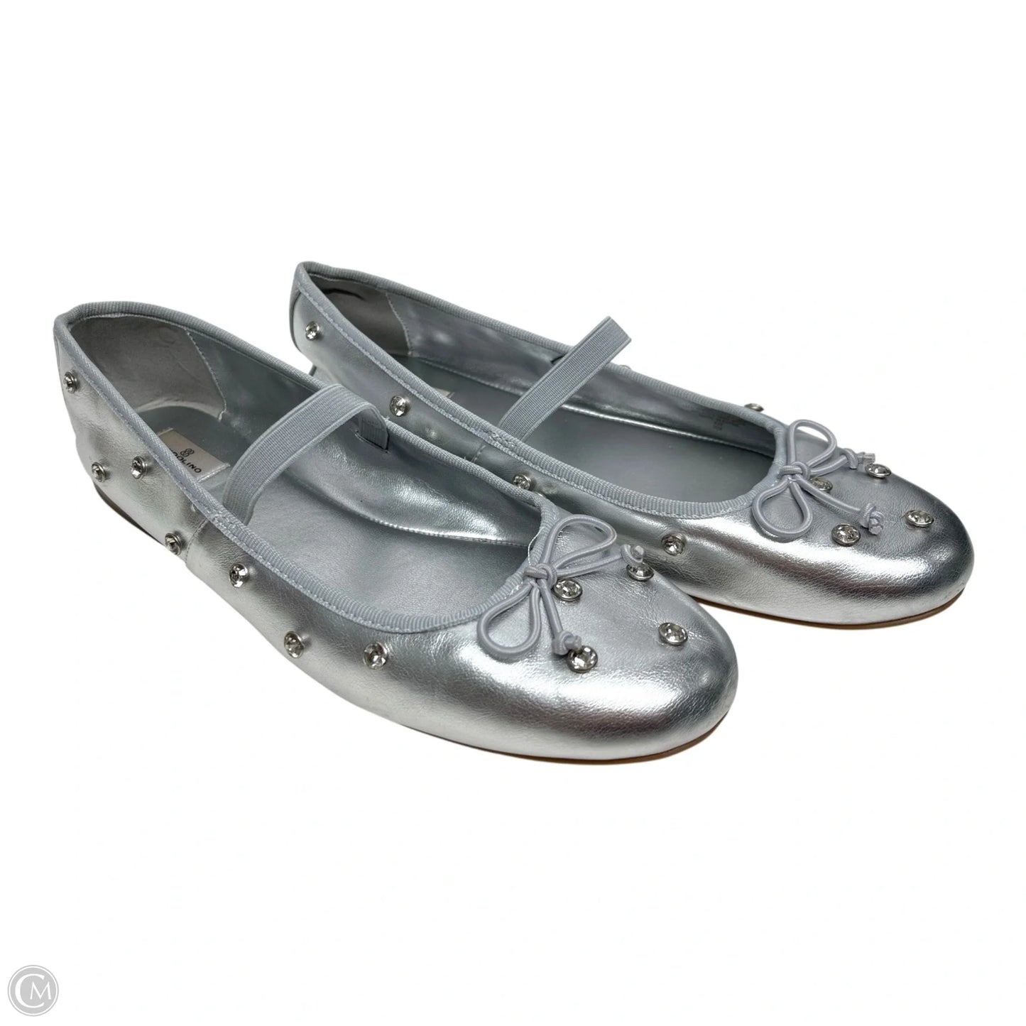 Shoes Flats By Bandolino In Silver, Size: 8.5