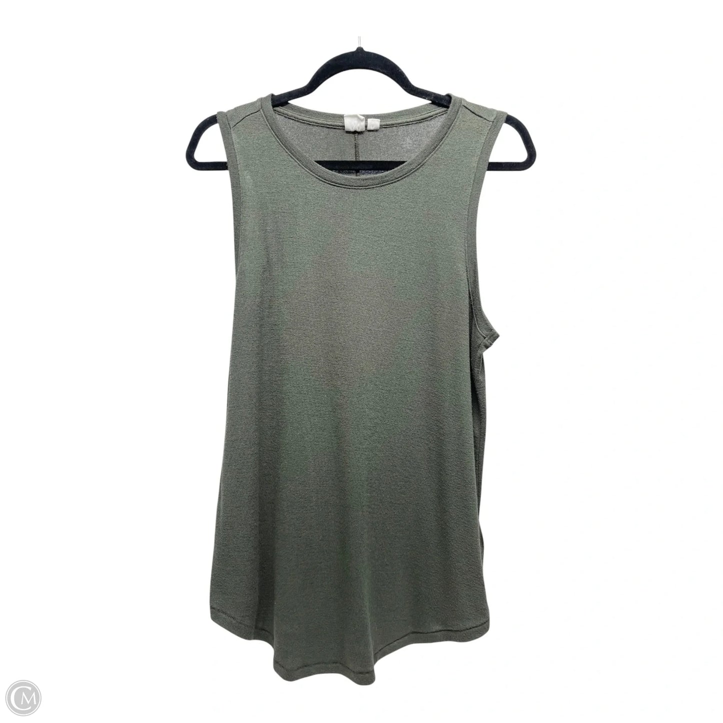 Top Sleeveless By Gap In Green, Size: M