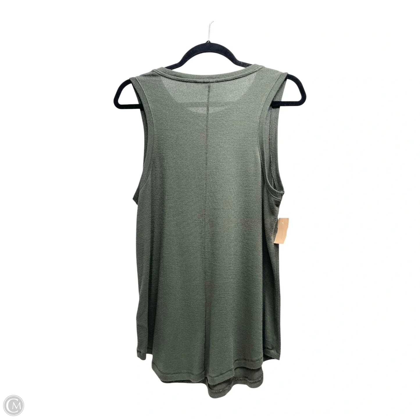 Top Sleeveless By Gap In Green, Size: M