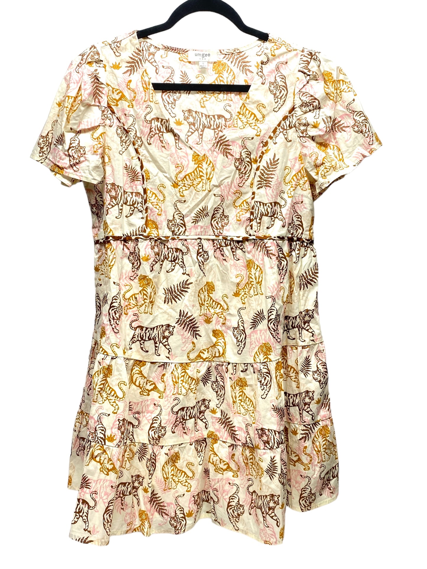 Dress Casual Short By Umgee In Animal Print, Size: S