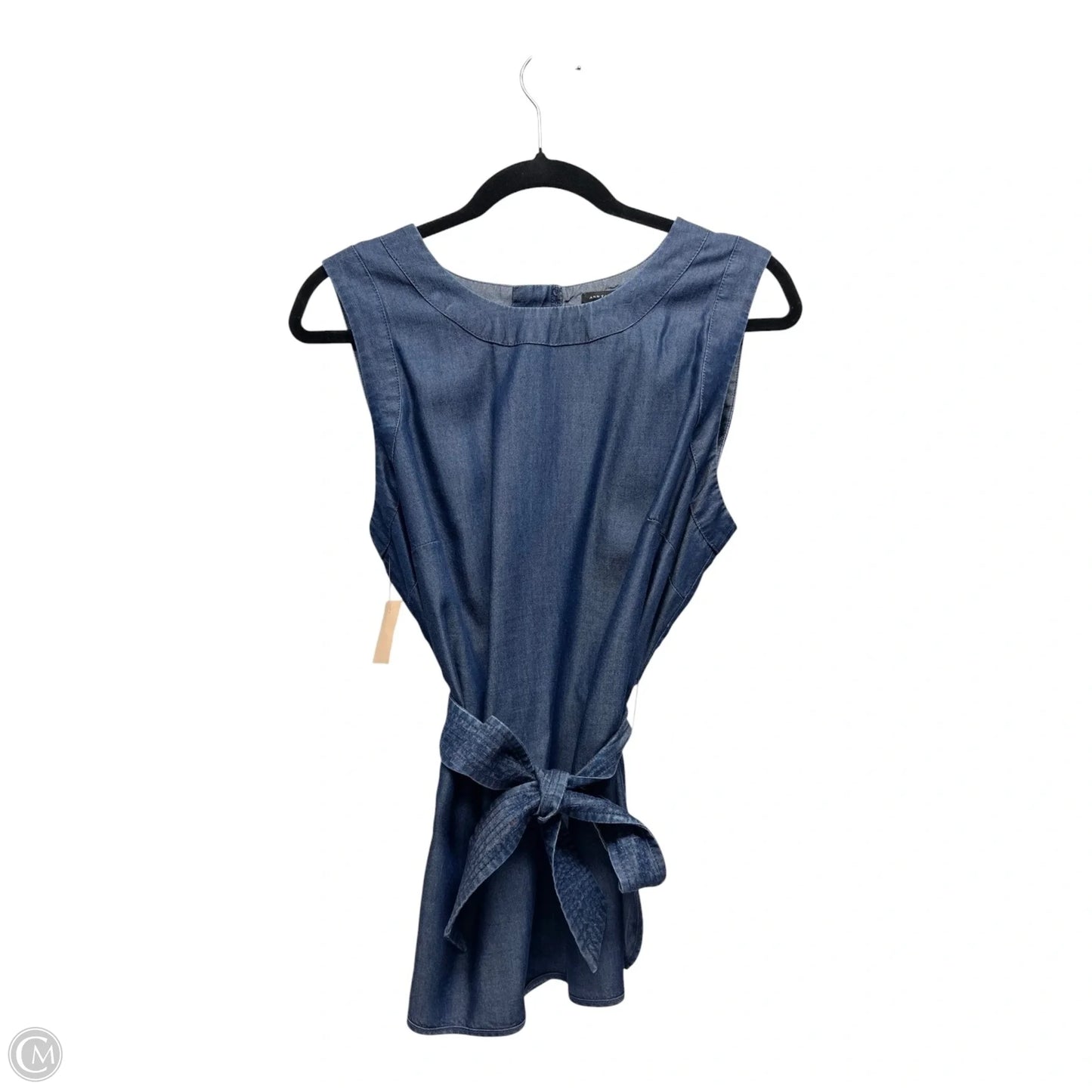 Top Sleeveless By Ann Taylor In Blue, Size: M