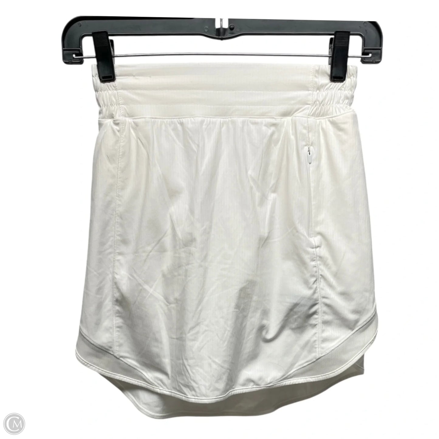 Athletic Skort By Lululemon In White, Size: 2