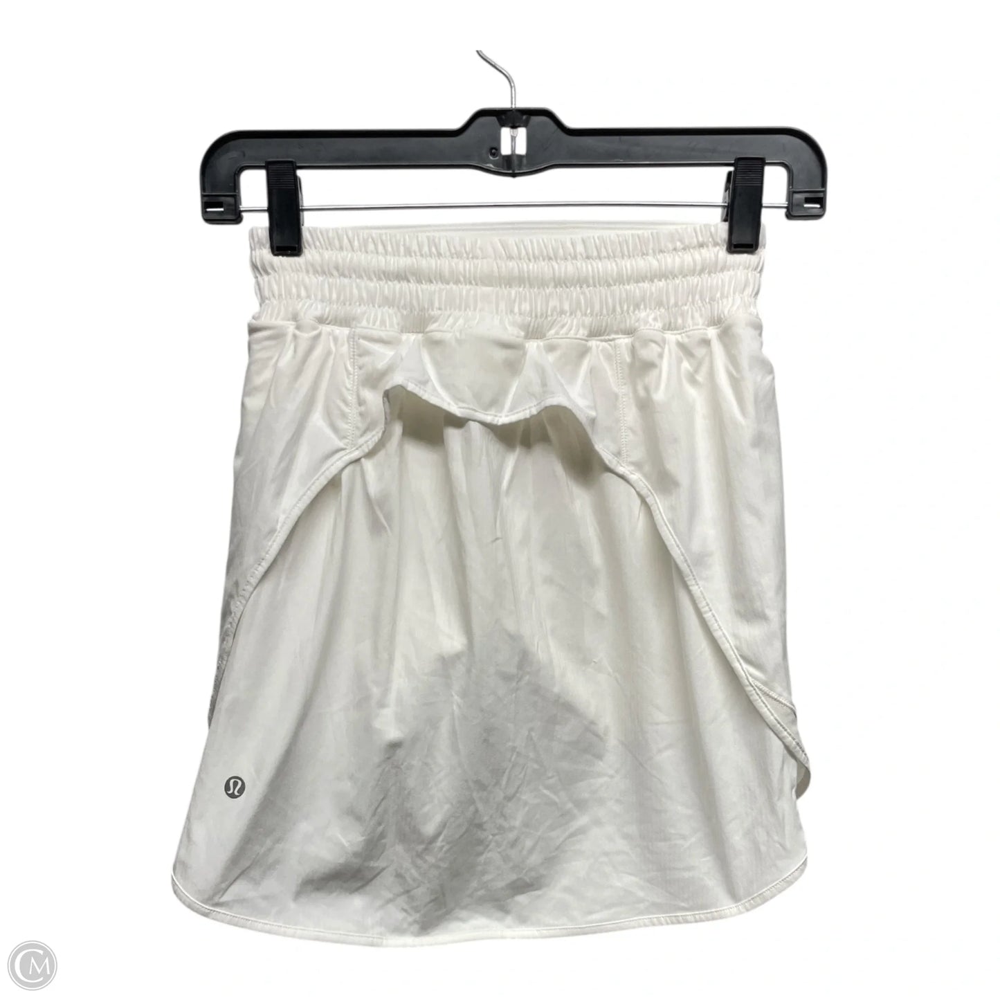 Athletic Skort By Lululemon In White, Size: 2