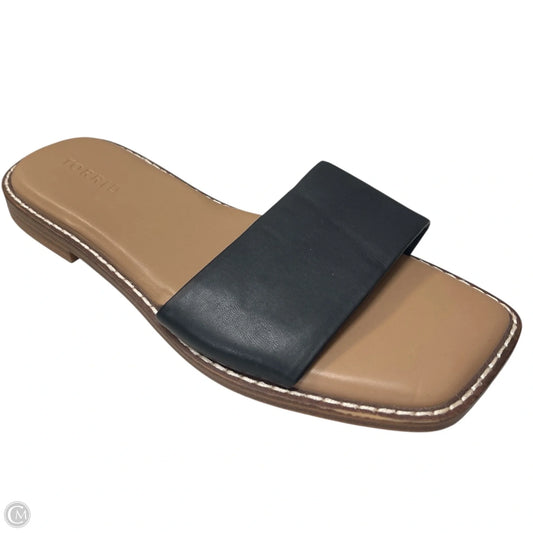 Sandals Flats By Torrid In Black, Size: 6.5
