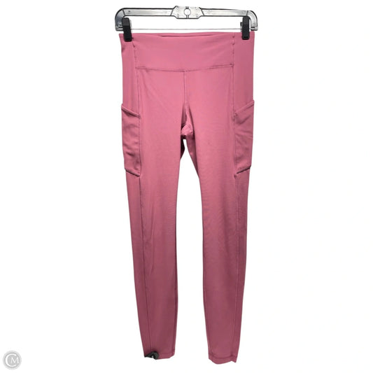 Athletic Leggings By Lululemon In Mauve, Size: 6