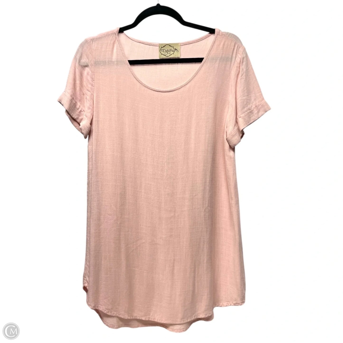 Top Short Sleeve Basic By DEJAVU -  n Pink, Size: S