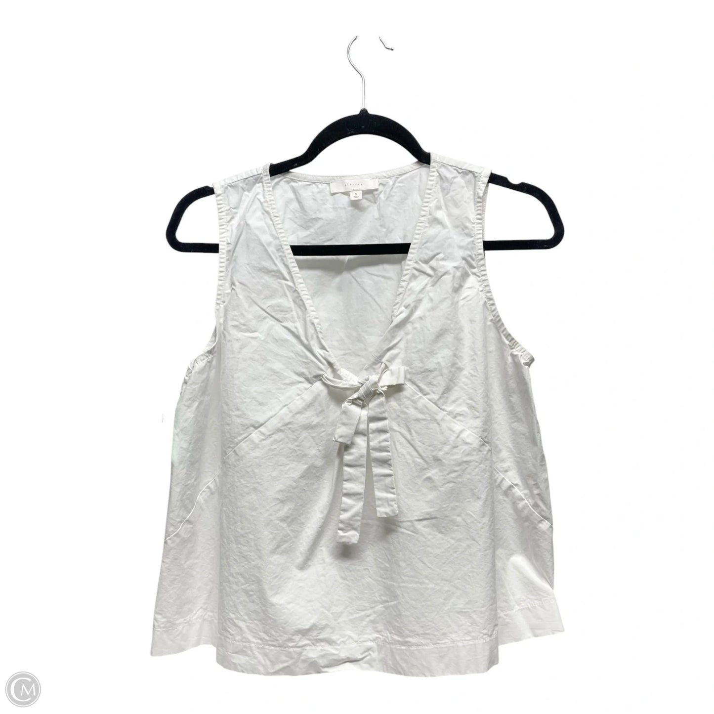 Top Sleeveless By Clothes Mentor In White, Size: S