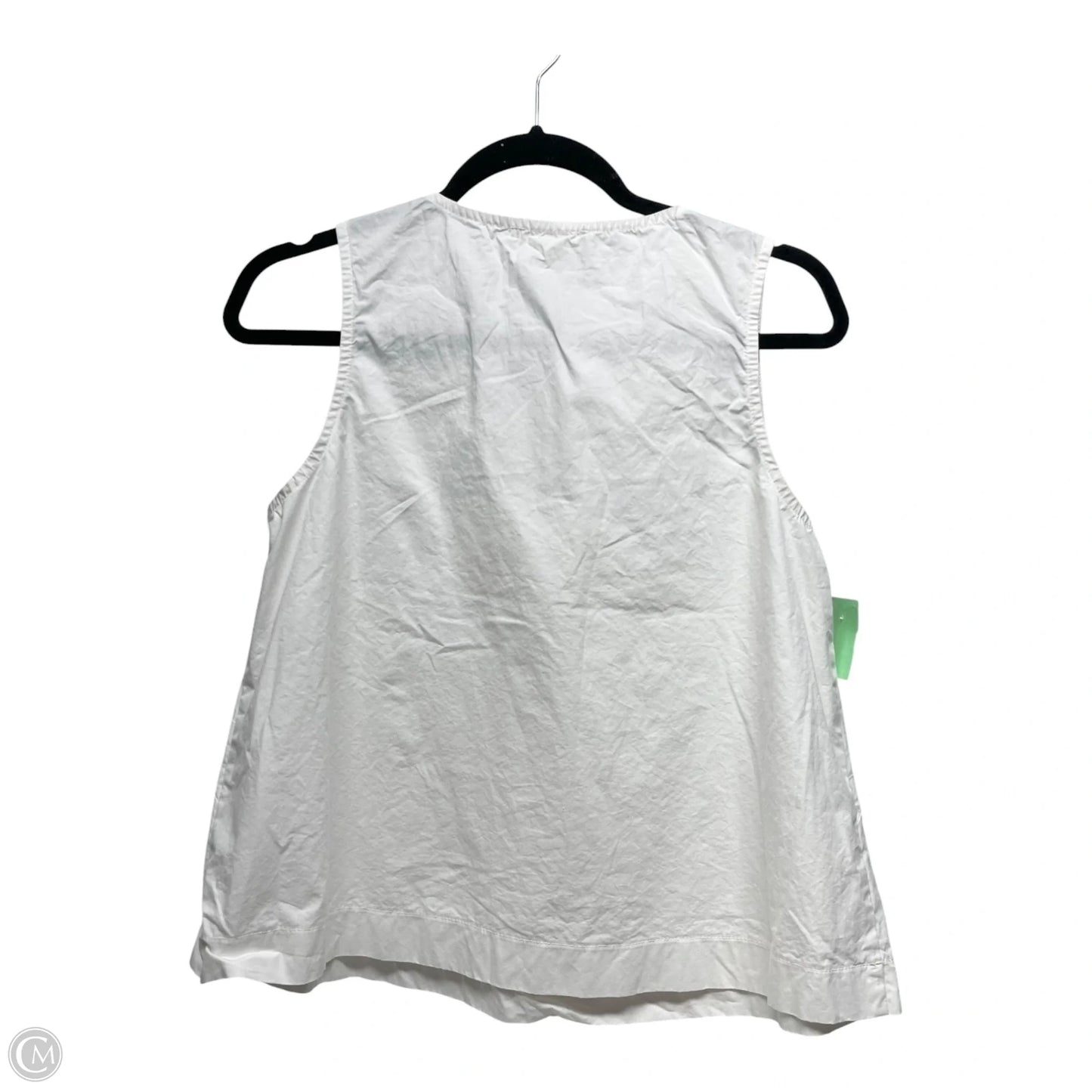 Top Sleeveless By Clothes Mentor In White, Size: S