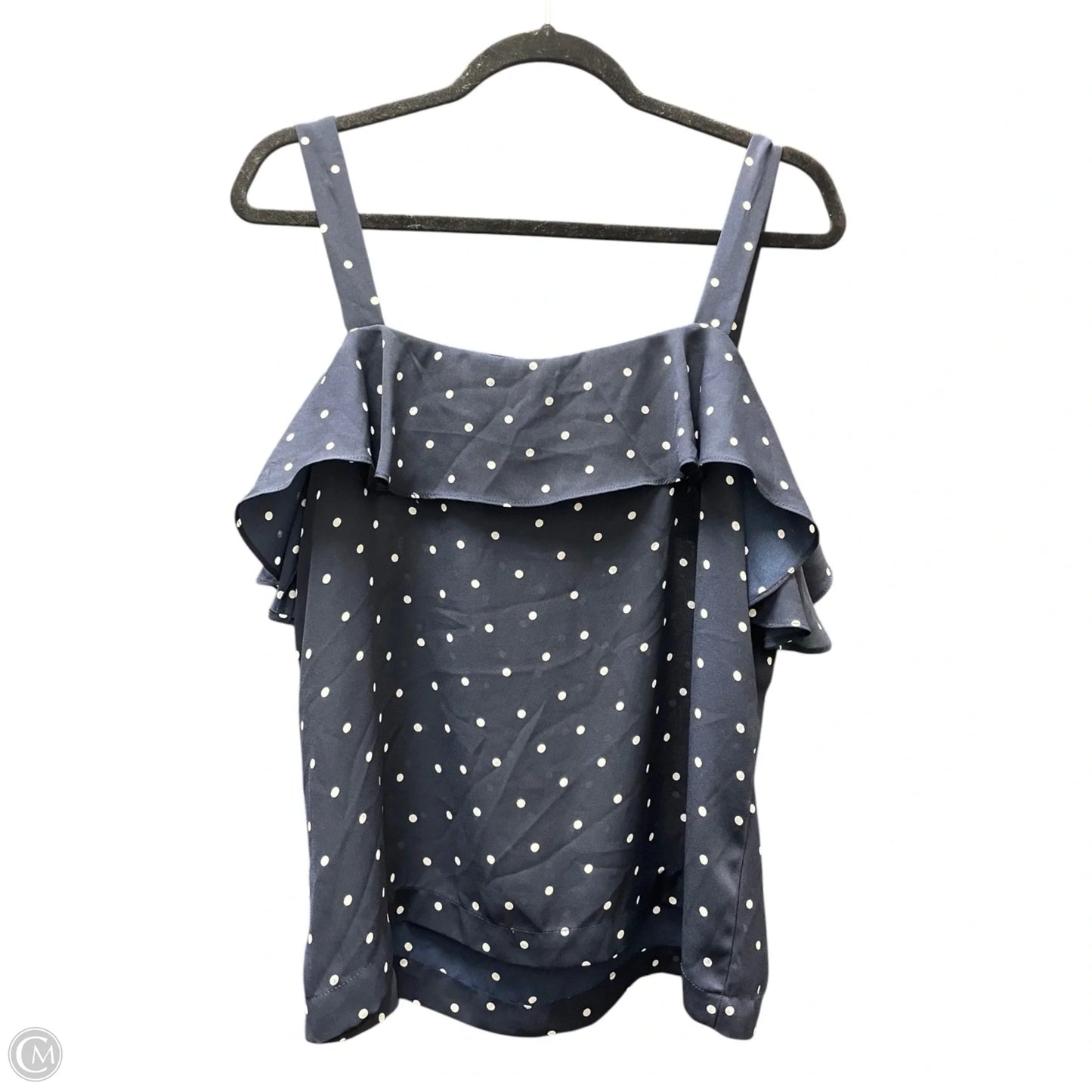 Top Short Sleeve By J. Crew In Polkadot Pattern, Size: M