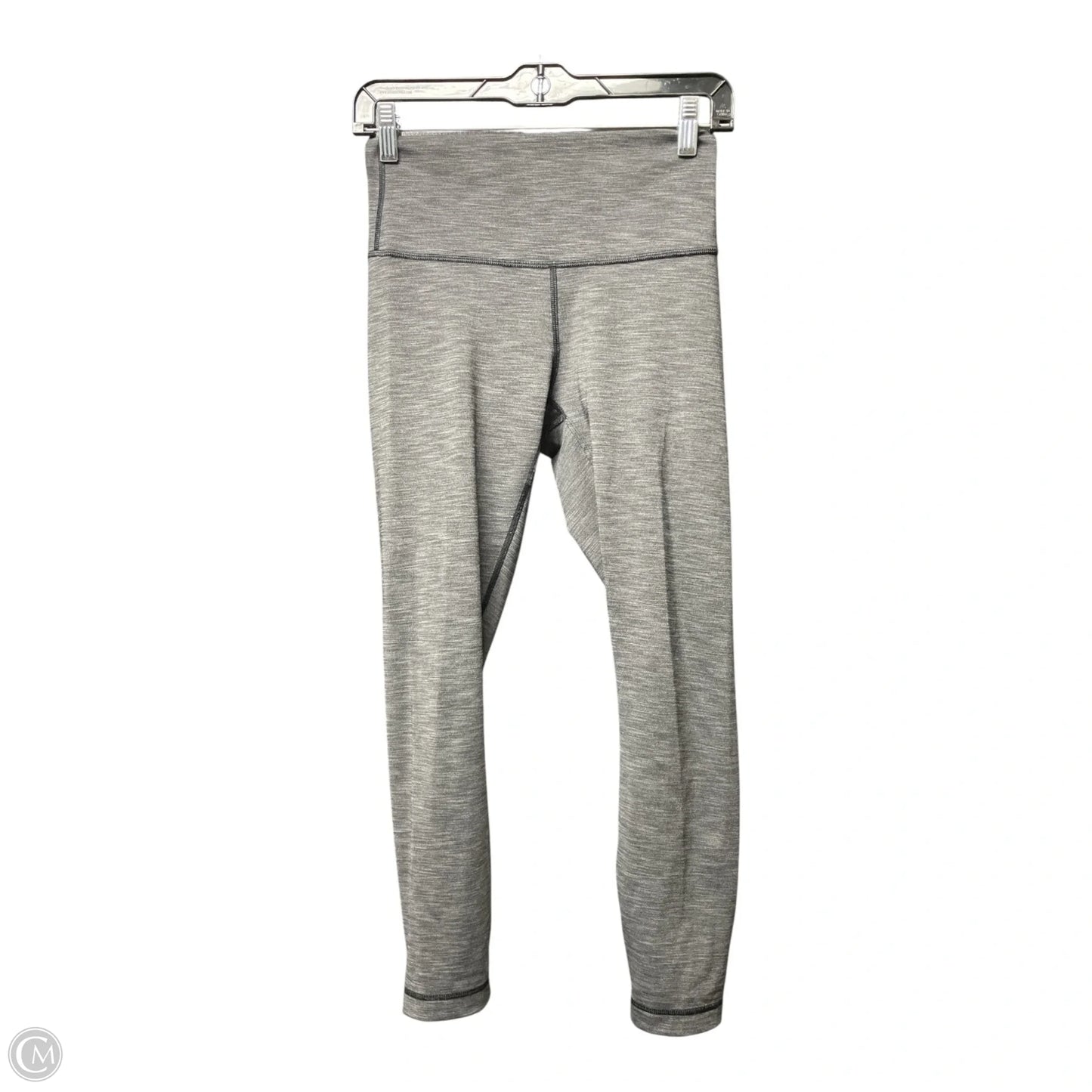 Athletic Leggings By Lululemon In Grey, Size: M