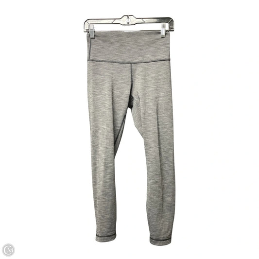 Athletic Leggings By Lululemon In Grey, Size: M