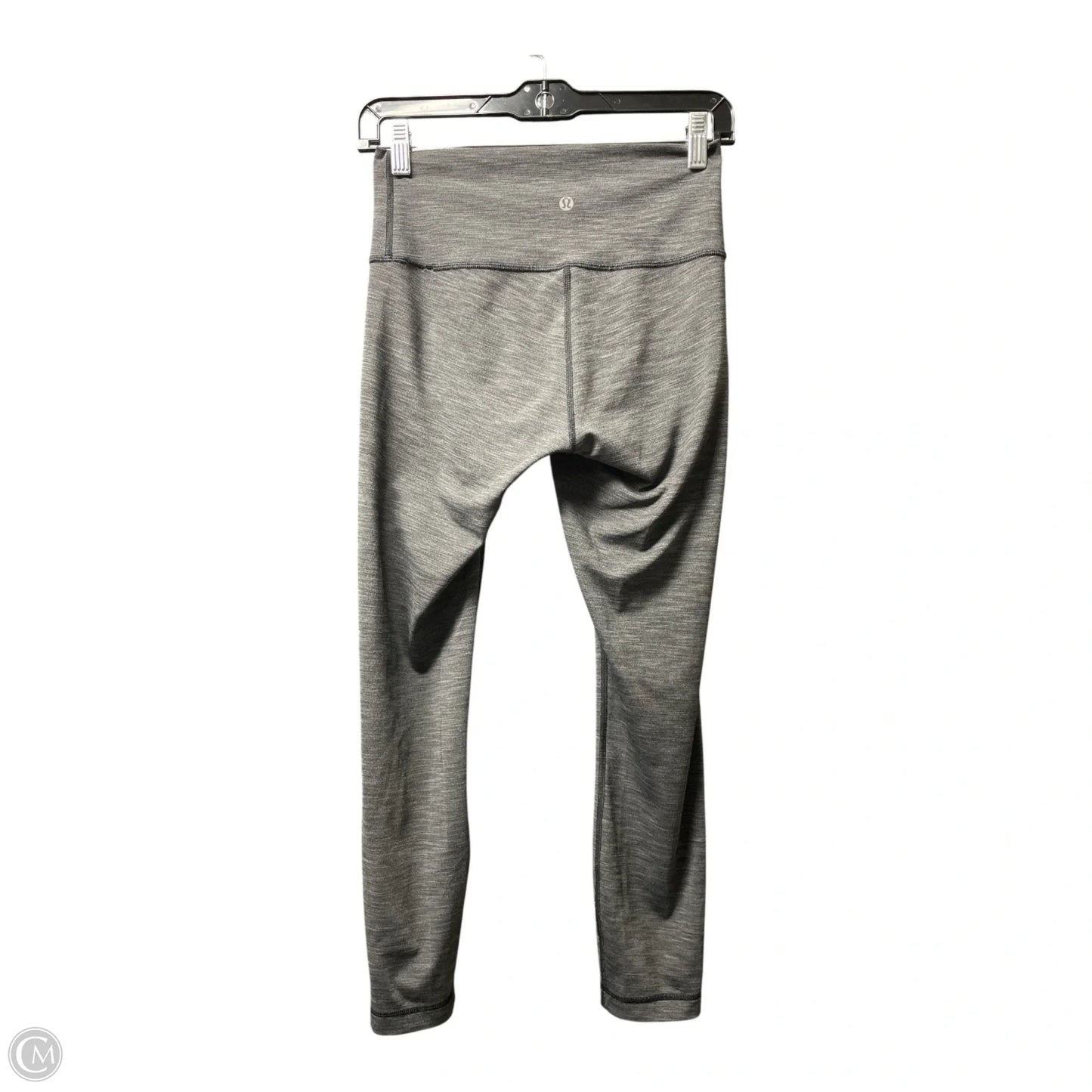 Athletic Leggings By Lululemon In Grey, Size: M