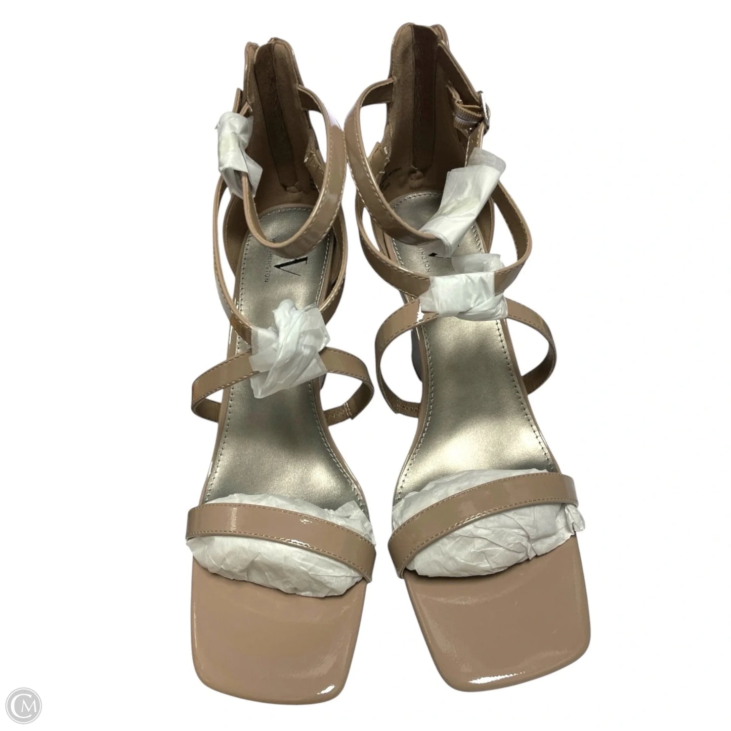Sandals Heels Wedge By Worthington In Beige, Size: 11