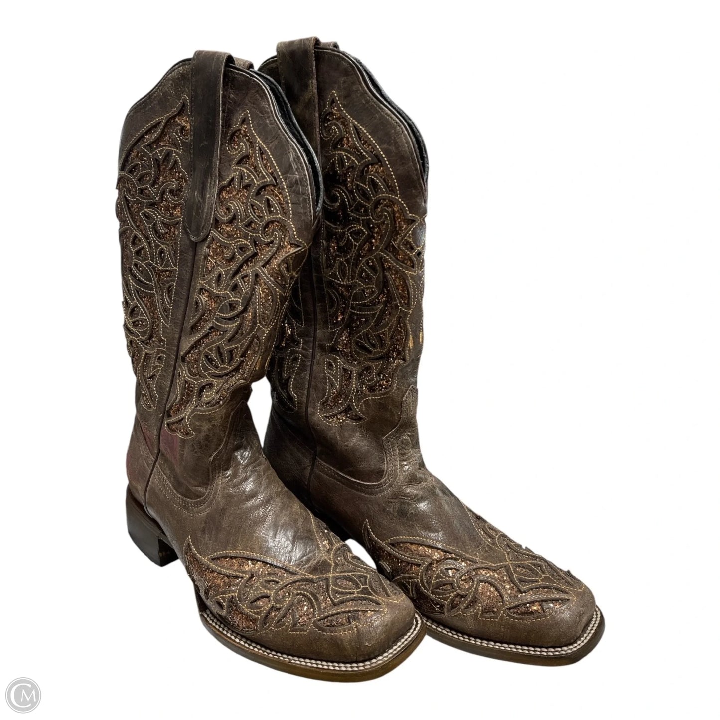 Boots Western By Cma In Brown, Size: 11