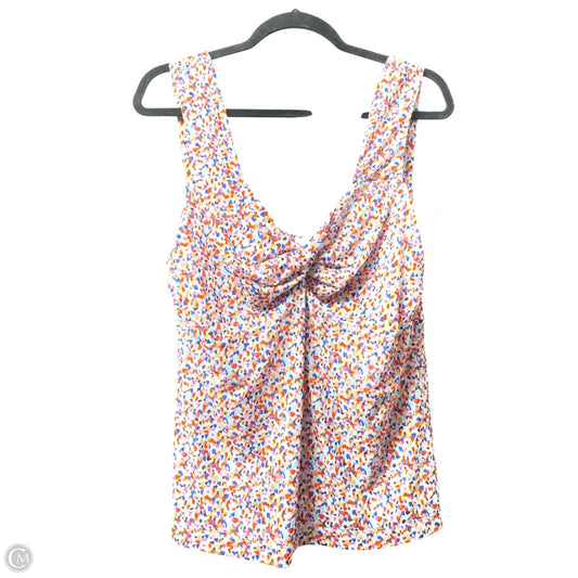 Top Sleeveless By Cabi In Multi-colored, Size: M