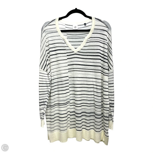 Sweater By Cabi In Striped Pattern, Size: Xl