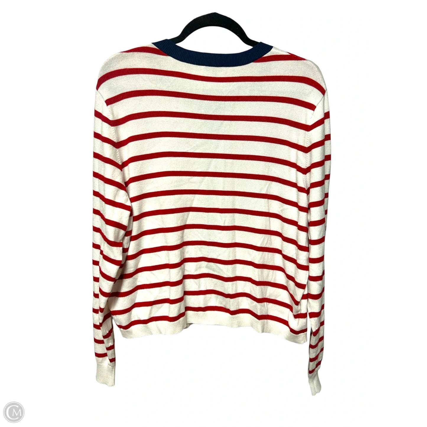 Sweater By Express In Striped Pattern, Size: L