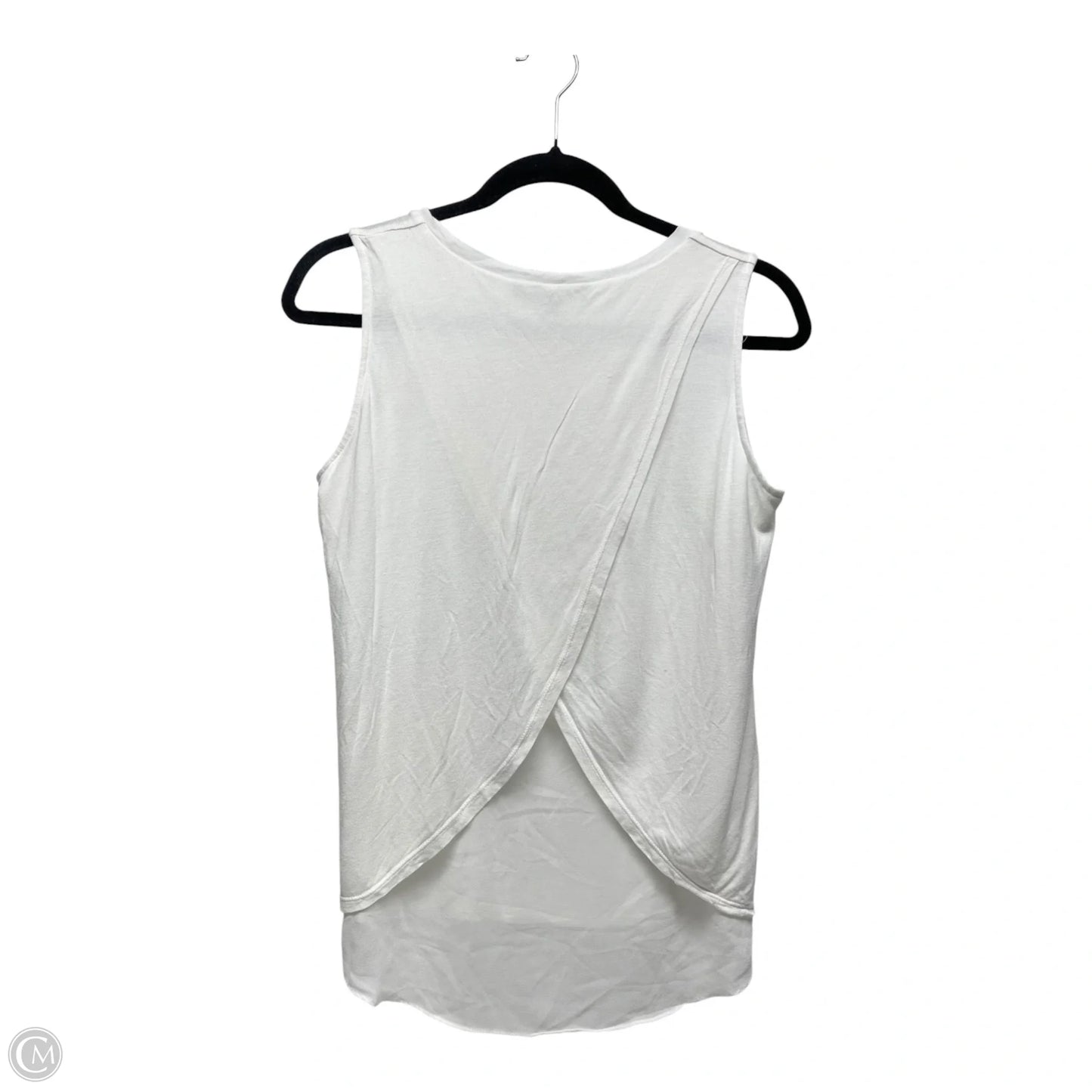 Top Sleeveless By Ellen Tracy In White, Size: S