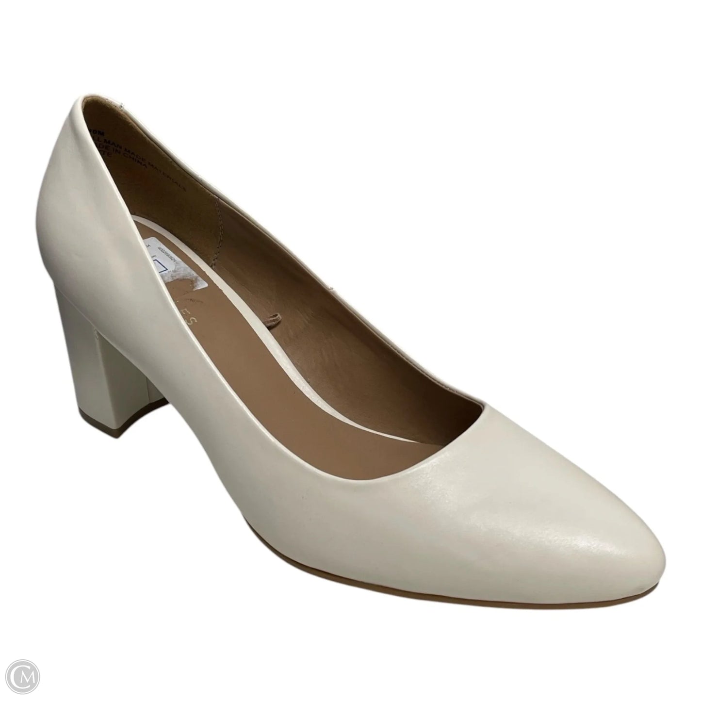Shoes Heels Block By Aerosoles In Ivory, Size: 10
