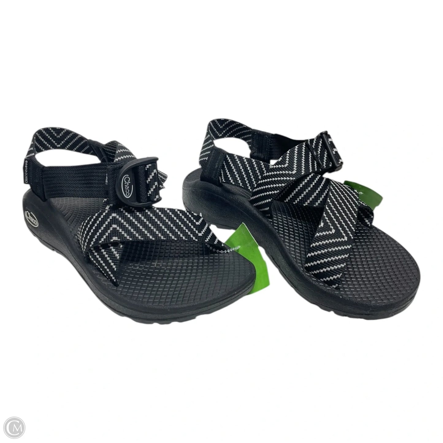 Sandals Flats By Chacos In Black & White, Size: 6