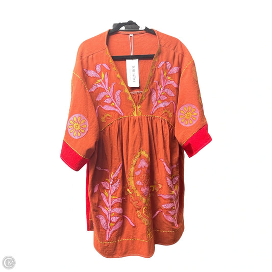 Tunic 3/4 Sleeve By JOIEMONT In Copper, Size: L