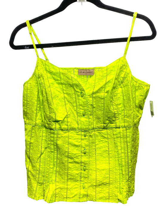 Top Sleeveless By Clothes Mentor In Green, Size: L