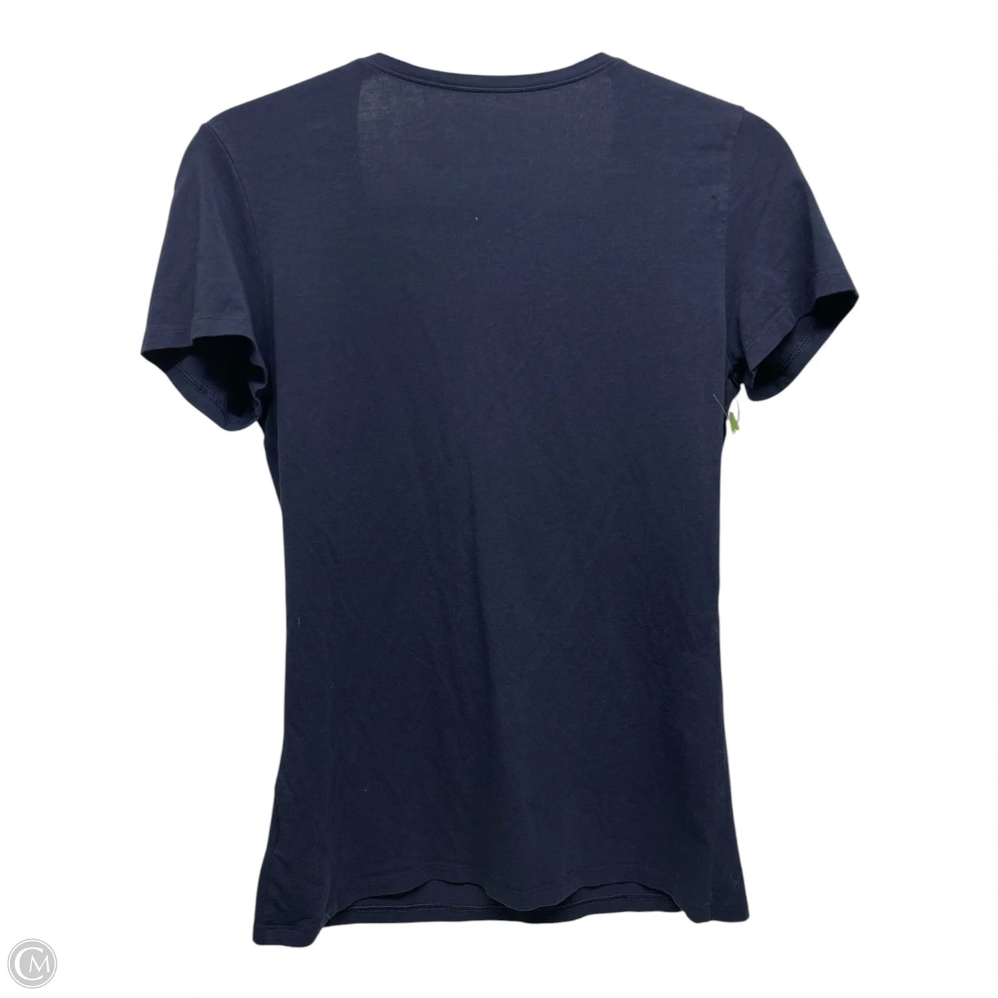 Top Short Sleeve Designer By Lilly Pulitzer In Navy, Size: M