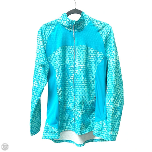 Athletic Jacket By Champion In Blue, Size: L