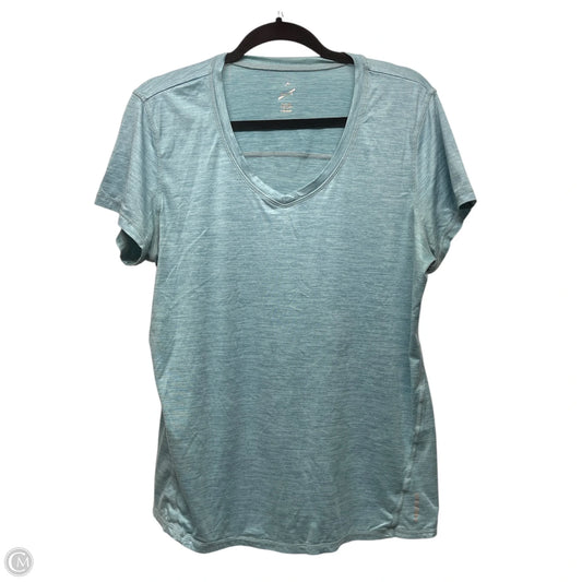 Athletic Top Short Sleeve By Head In Blue, Size: Xl