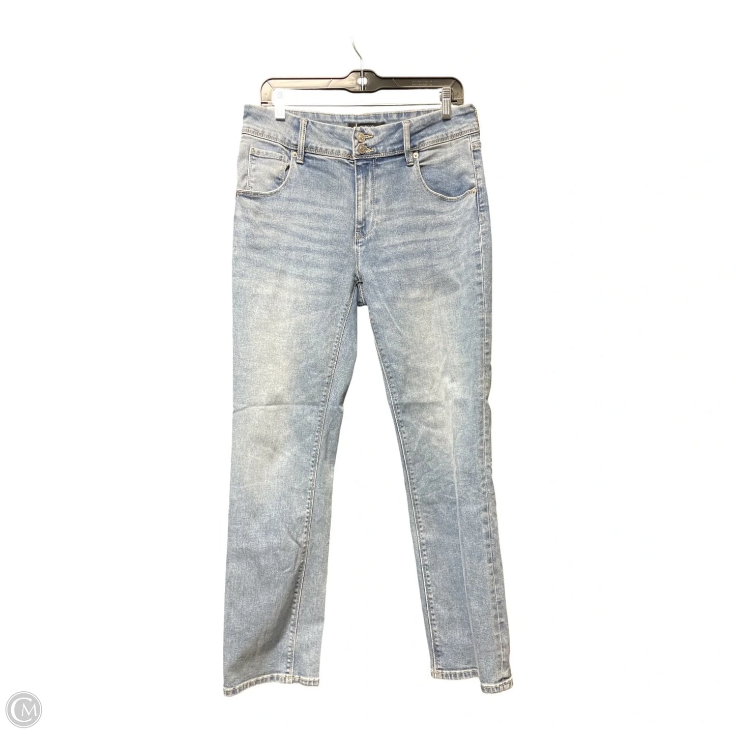 Jeans Straight By Hudson In Blue Denim, Size: 8