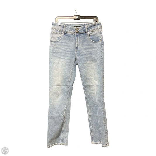 Jeans Straight By Hudson In Blue Denim, Size: 8