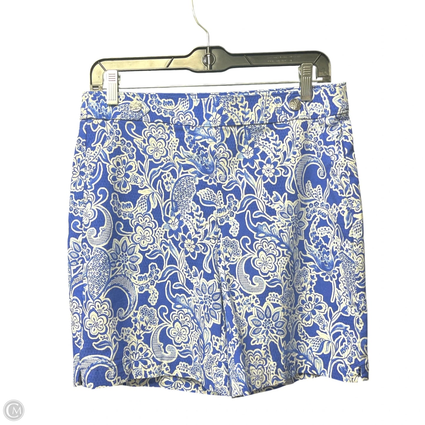Shorts By Rafaella In Blue & White, Size: M