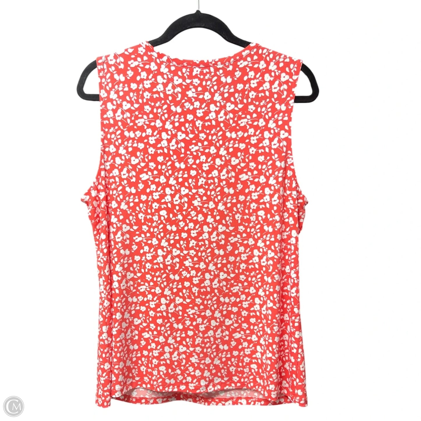 Top Sleeveless By Liz Claiborne In Coral, Size: L