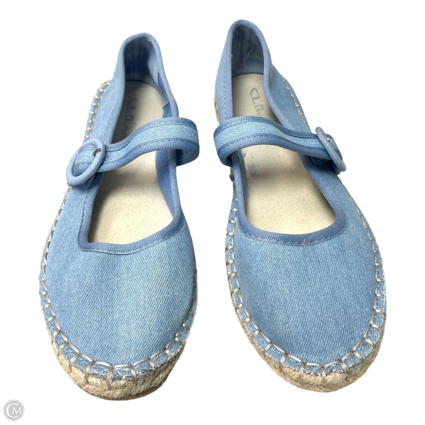 Shoes Flats By CL LAUNDRY -  In Blue, Size: 8.5