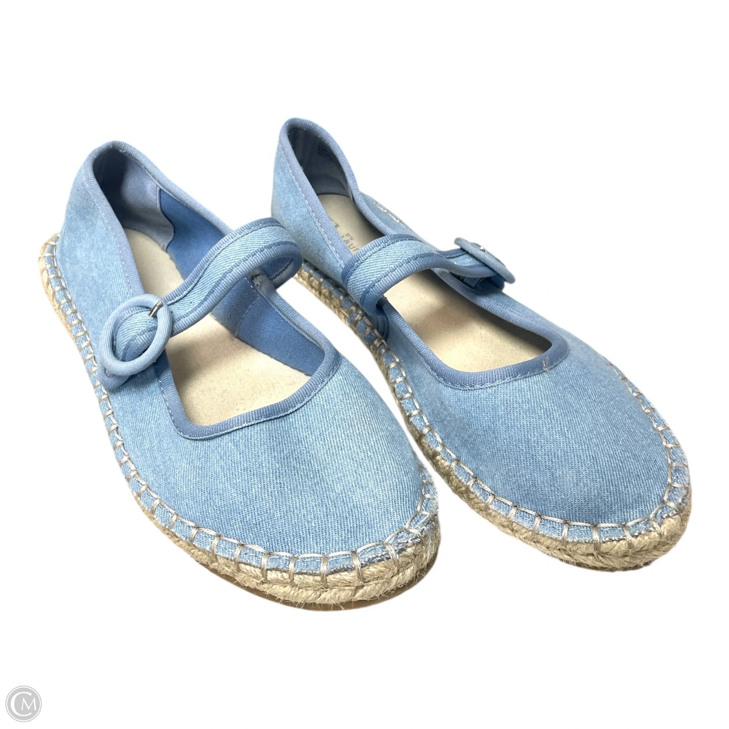 Shoes Flats By CL LAUNDRY -  In Blue, Size: 8.5
